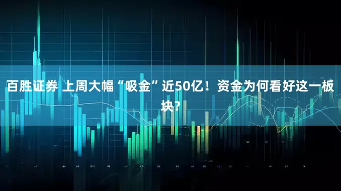 百胜证券 上周大幅“吸金”近50亿！资金为何看好这一板块？